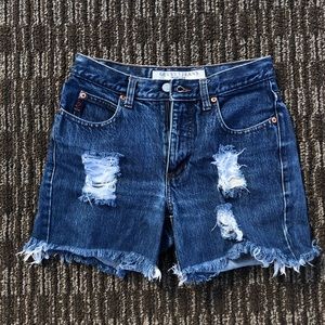 Vintage Distressed Guess shorts
